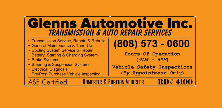 Glenn’s Automotive Inc – Mobile Repair & Service
